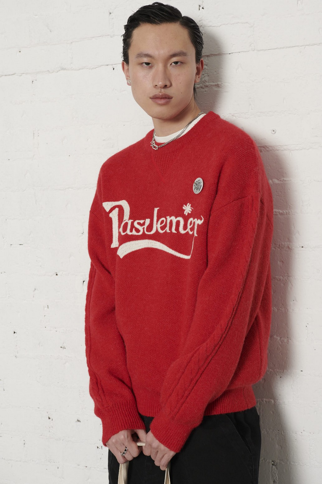PAS DE MER/ѥɥPUB JUMPER  / RED