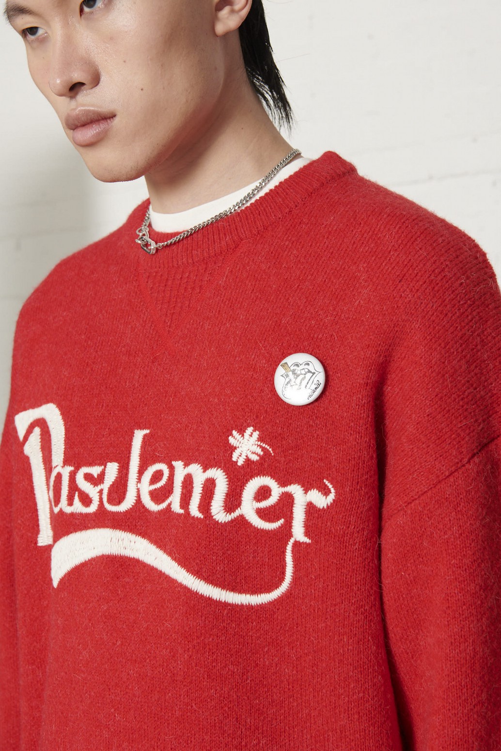 PAS DE MER/ѥɥPUB JUMPER  / RED