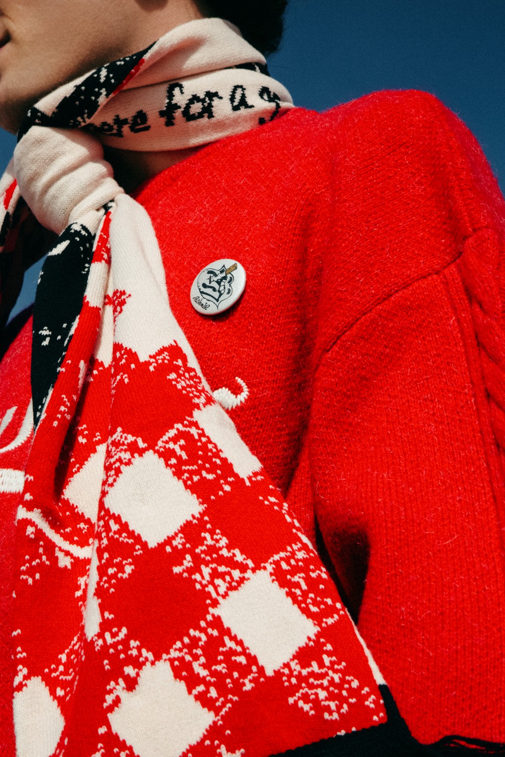 PAS DE MER/ѥɥPUB JUMPER  / RED