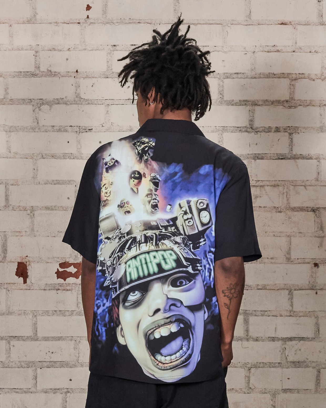 ��PLEASURES/�ץ쥸�㡼����PRIMUS��ANTI-POP BUTTON UP Ⱦµ����� / MULTI