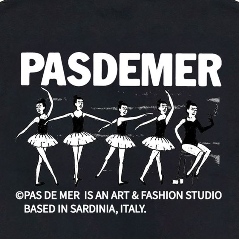 ��PAS DE MER/�ѥɥ����BALLET TEE T����� / GREY