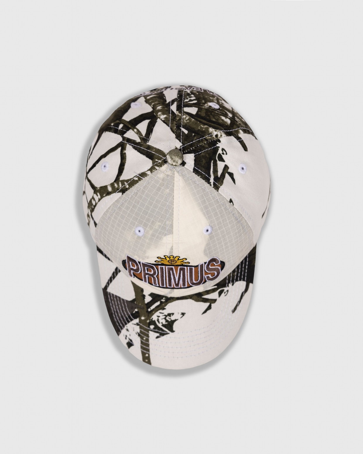 ��PLEASURES/�ץ쥸�㡼����PRIMUS��BROWN ALBUM LAYERED CAP ����å� / SNOW