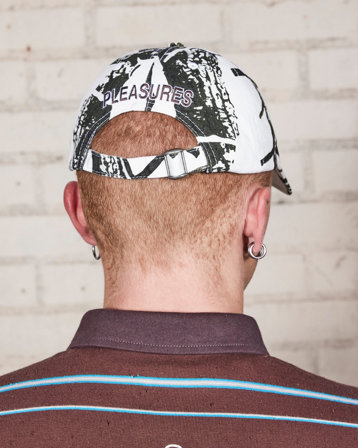 ��PLEASURES/�ץ쥸�㡼����PRIMUS��BROWN ALBUM LAYERED CAP ����å� / SNOW