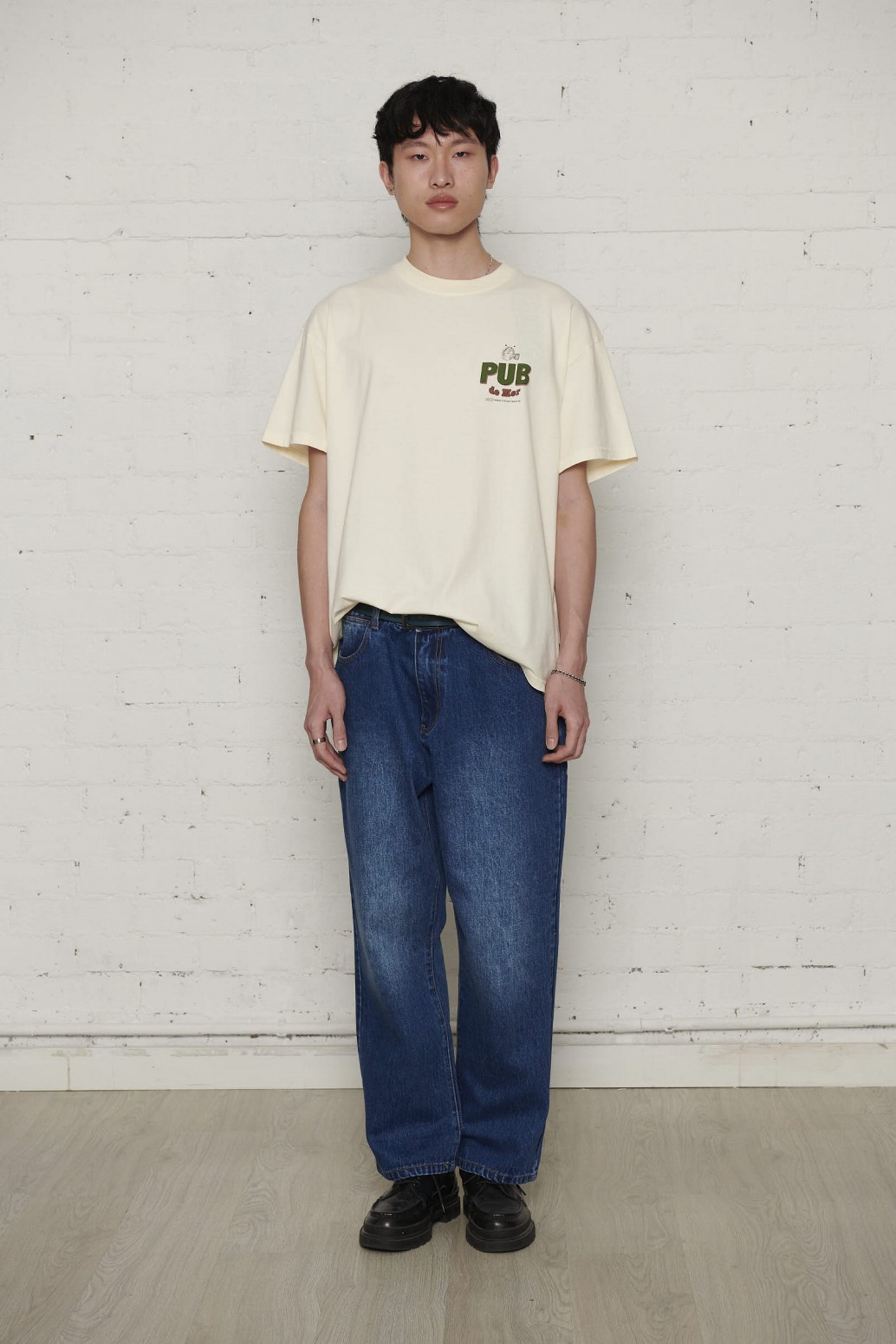 PAS DE MER/ѥɥPUB T-SHIRT T / CREAM