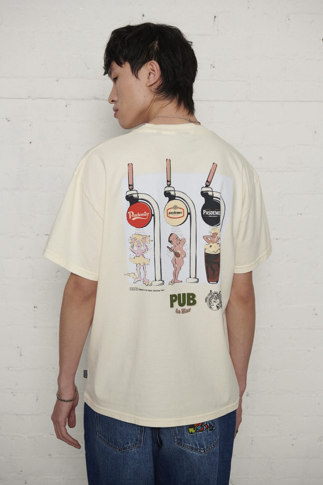 PAS DE MER/ѥɥPUB T-SHIRT T / CREAM