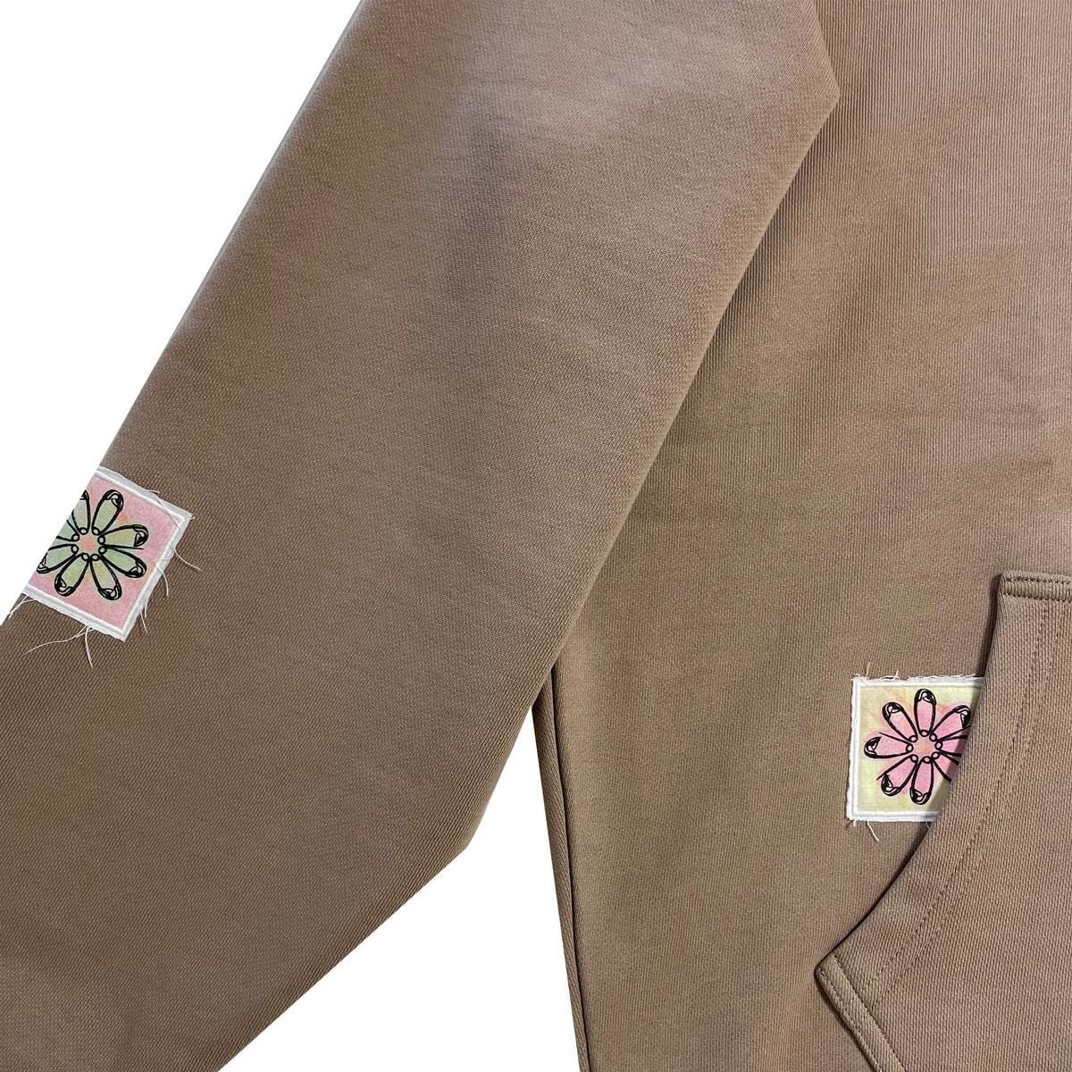 ��PAS DE MER/�ѥɥ����FLOWERS HOODY �ѡ����� / BROWN