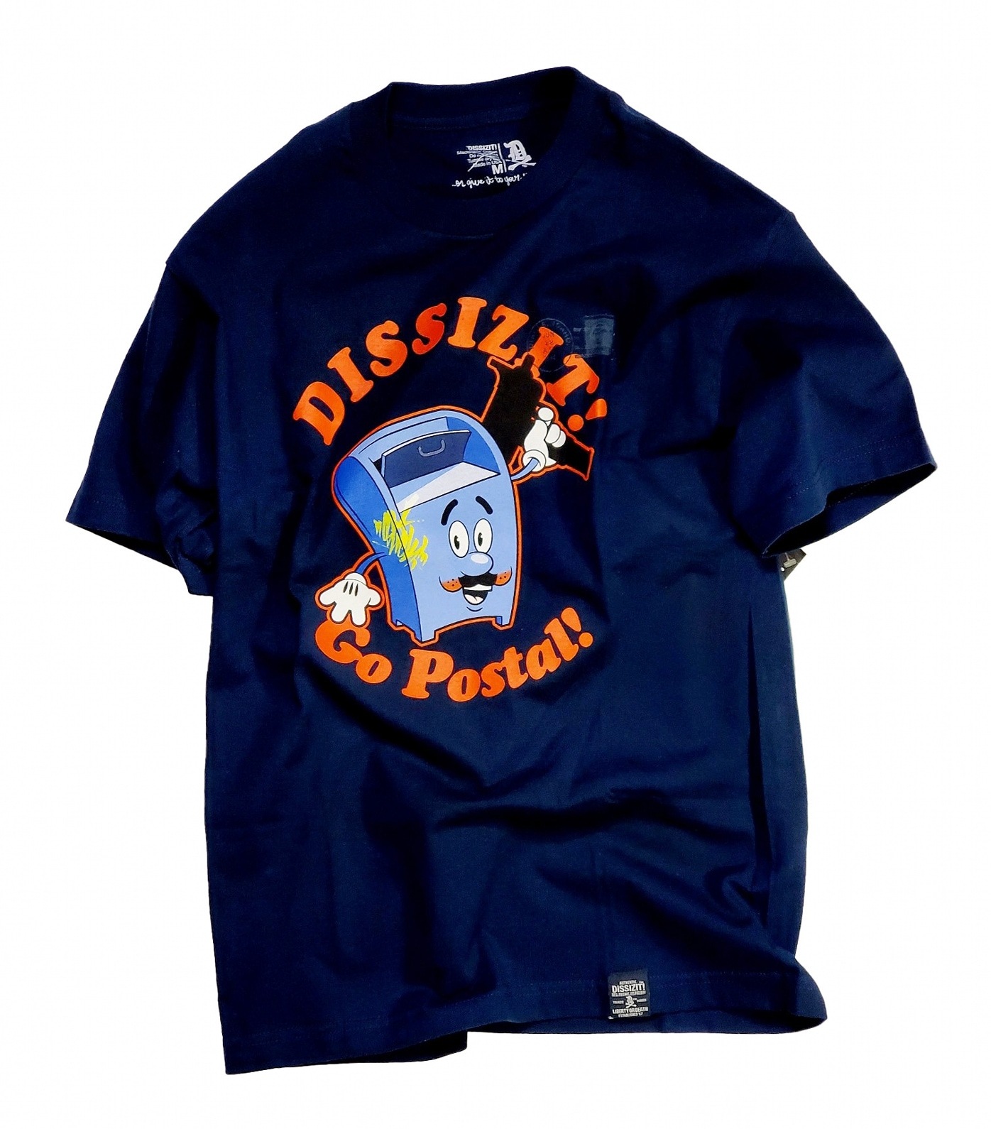 ��DISSIZIT/�ǥ����������åȡ�GO POSTAL TEE T����� / NAVY �ͥ��ӡ�