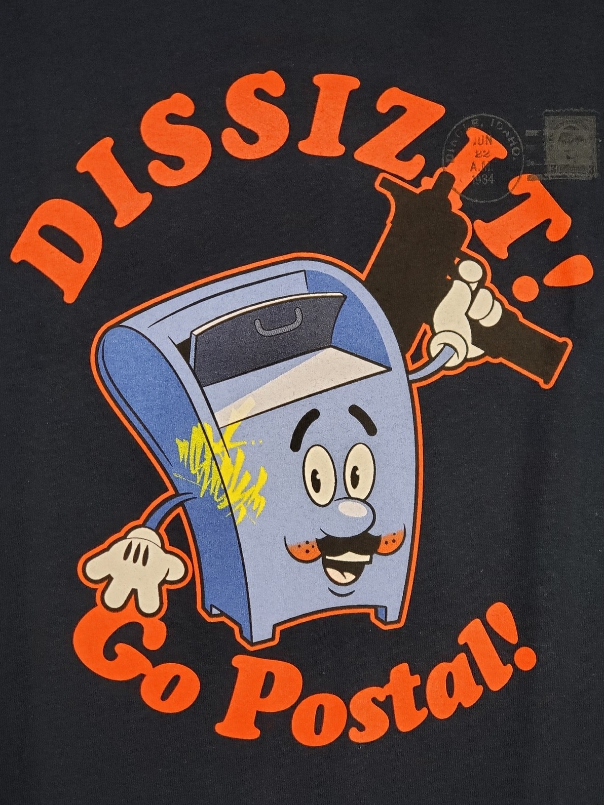 ��DISSIZIT/�ǥ����������åȡ�GO POSTAL TEE T����� / NAVY �ͥ��ӡ�