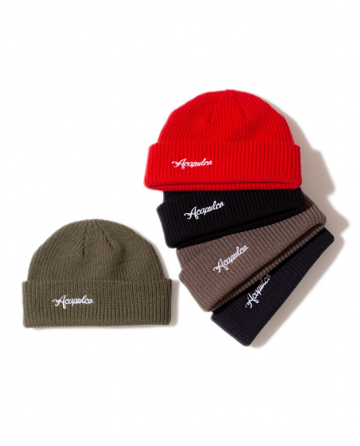��ACAPULCO GOLD/�����ץ륳 ������ɡ�CABLE BEANIE �˥å�˹ / MILITARY GREEN
