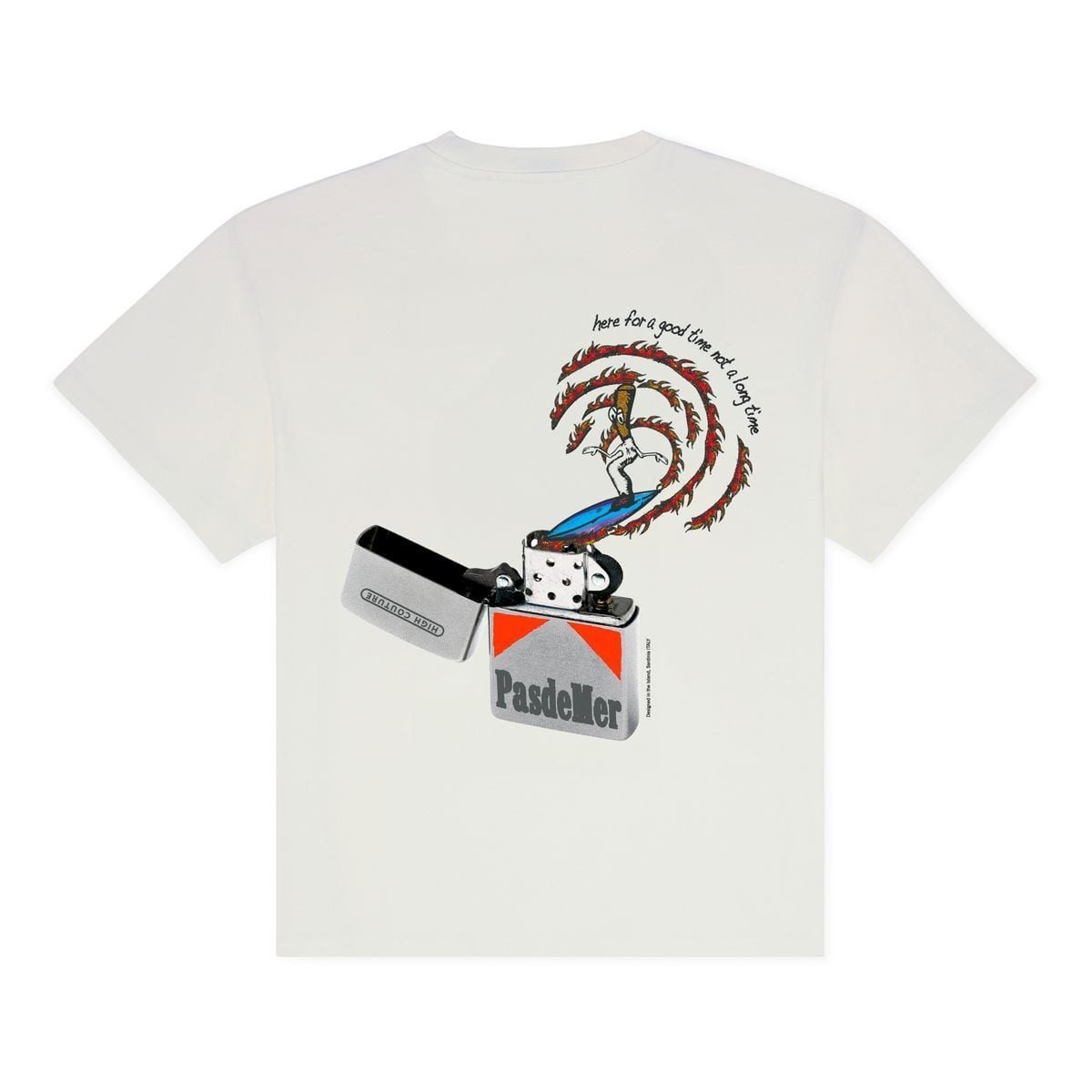 ��PAS DE MER/�ѥɥ����GOOD TIME T-SHIRT T����� / WHITE
