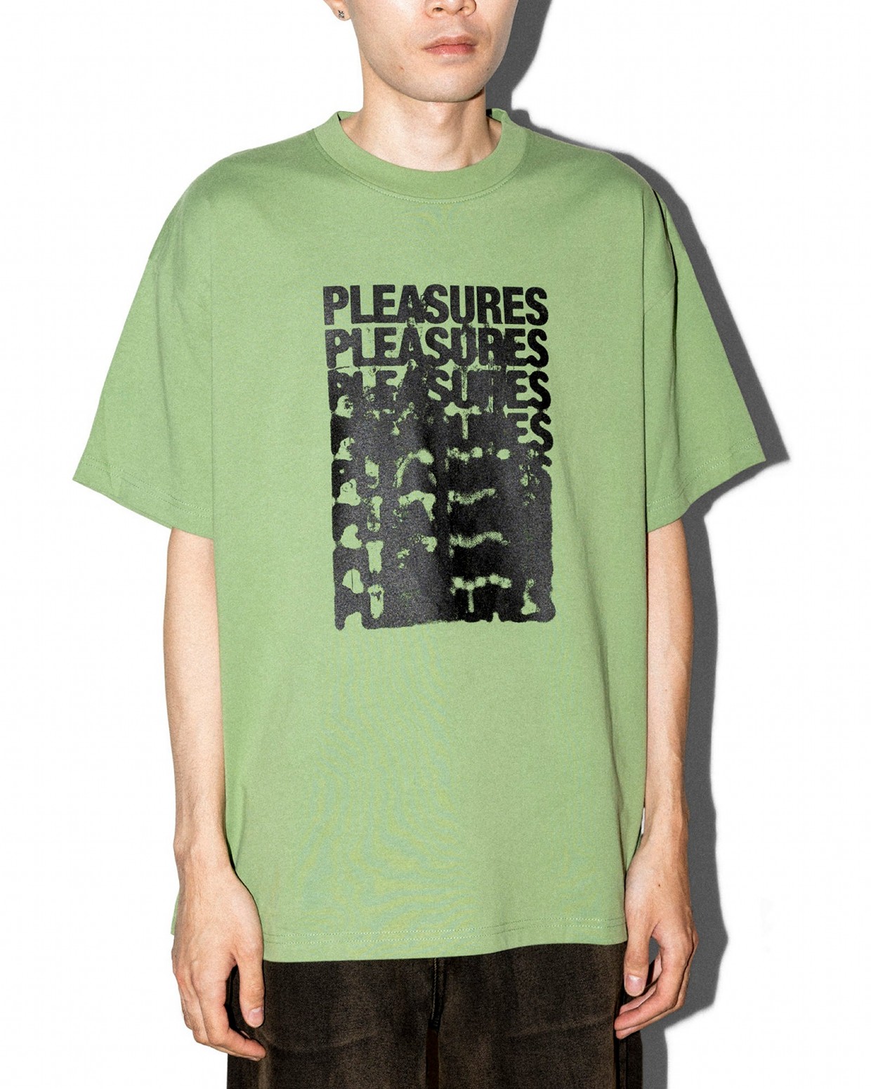 ��PLEASURES/�ץ쥸�㡼����IMMOLATE T-SHIRT T����� / SAGE
