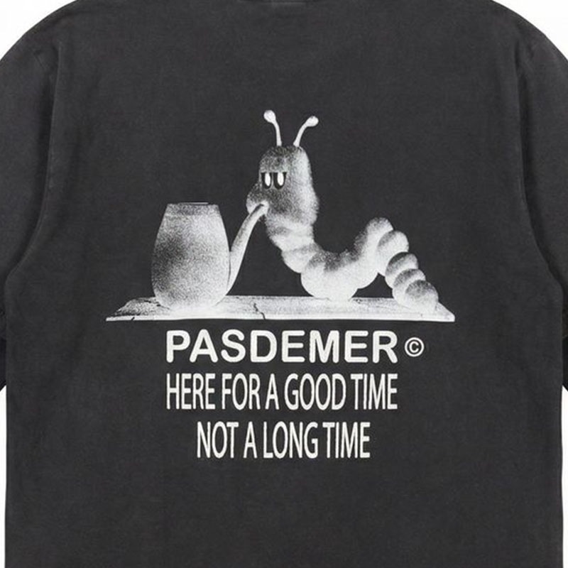 ��PAS DE MER/�ѥɥ����CATERPILLAR DOUBLE LAYER ĹµT����� / GREY/BLACK