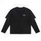 ��PAS DE MER/�ѥɥ����CATERPILLAR DOUBLE LAYER ĹµT����� / GREY/BLACK