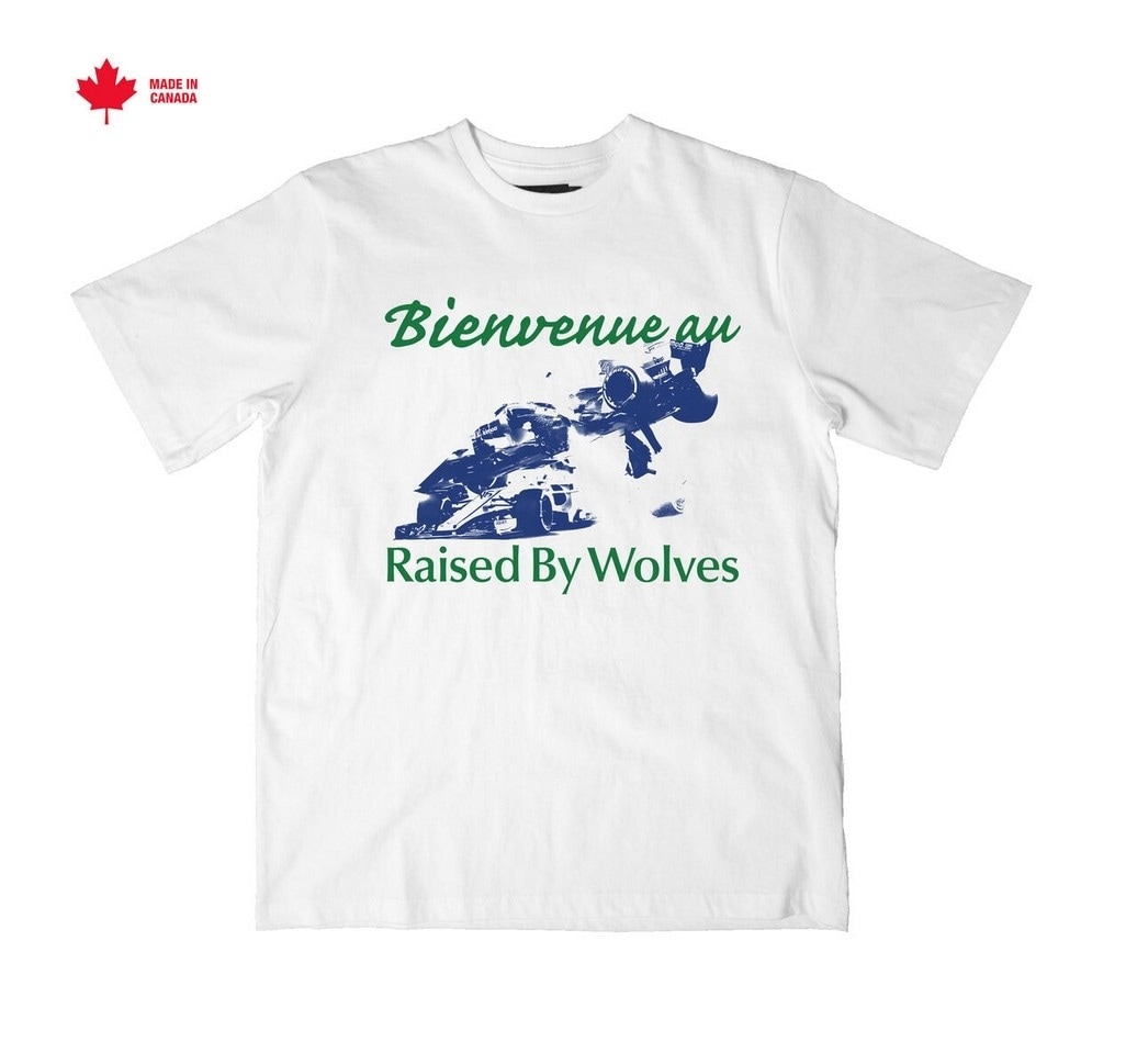 ��RAISED BY WOLVES/�쥤���ɥХ�����֥���WELCOME TEE T����� / WHITE