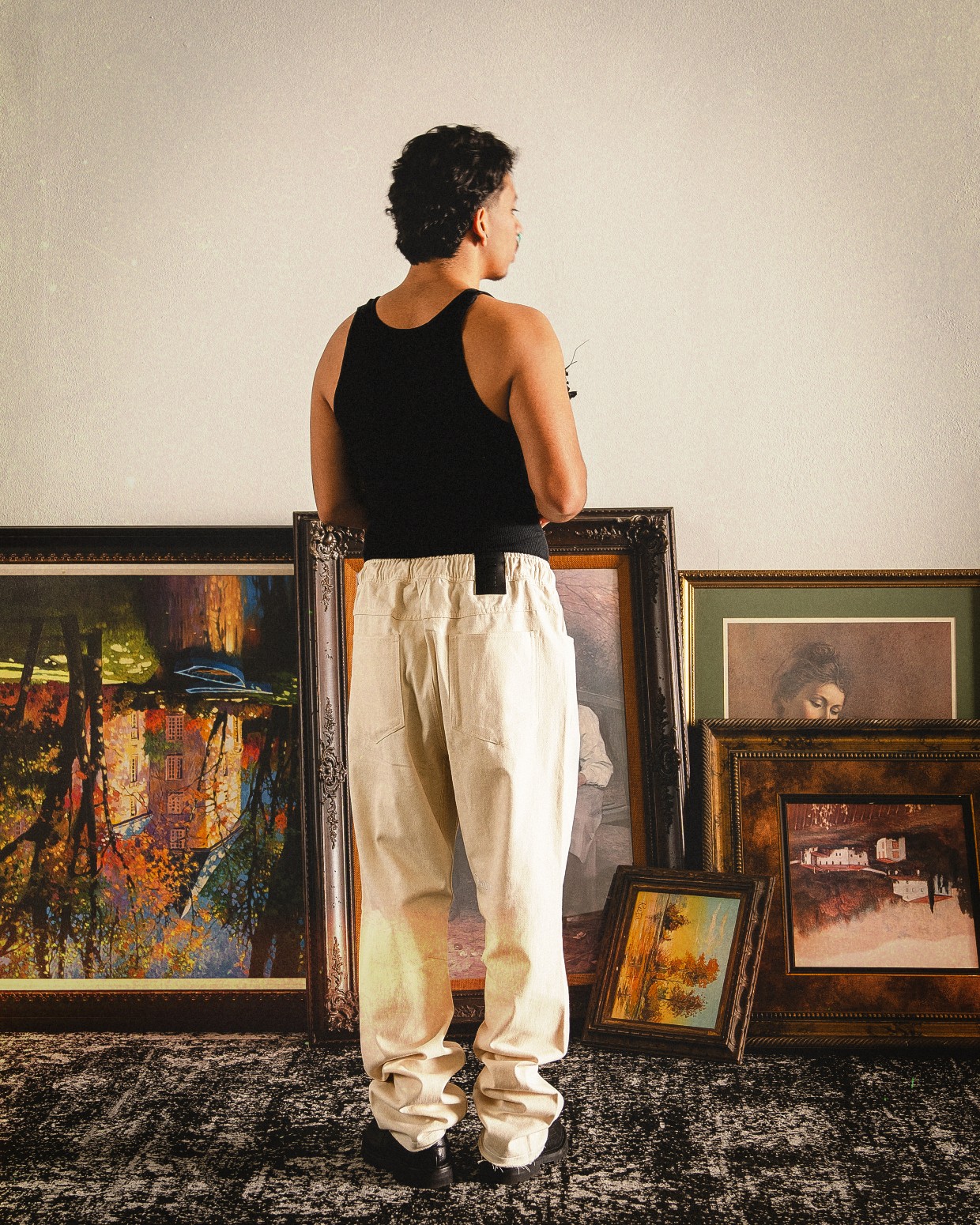 LUTI/롼ƥFLOR RELAXED TROUSERS ѥ / NATURAL