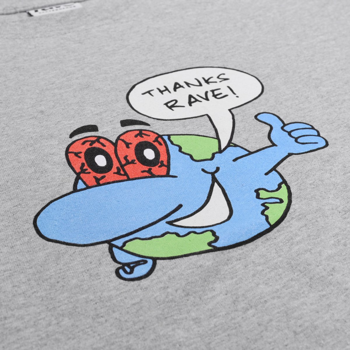 ��RAVE SKATEBOARDS/�쥤�֥������ȥܡ��ɡ�ZONKED PLANET TEE T����� / SPORT GREY