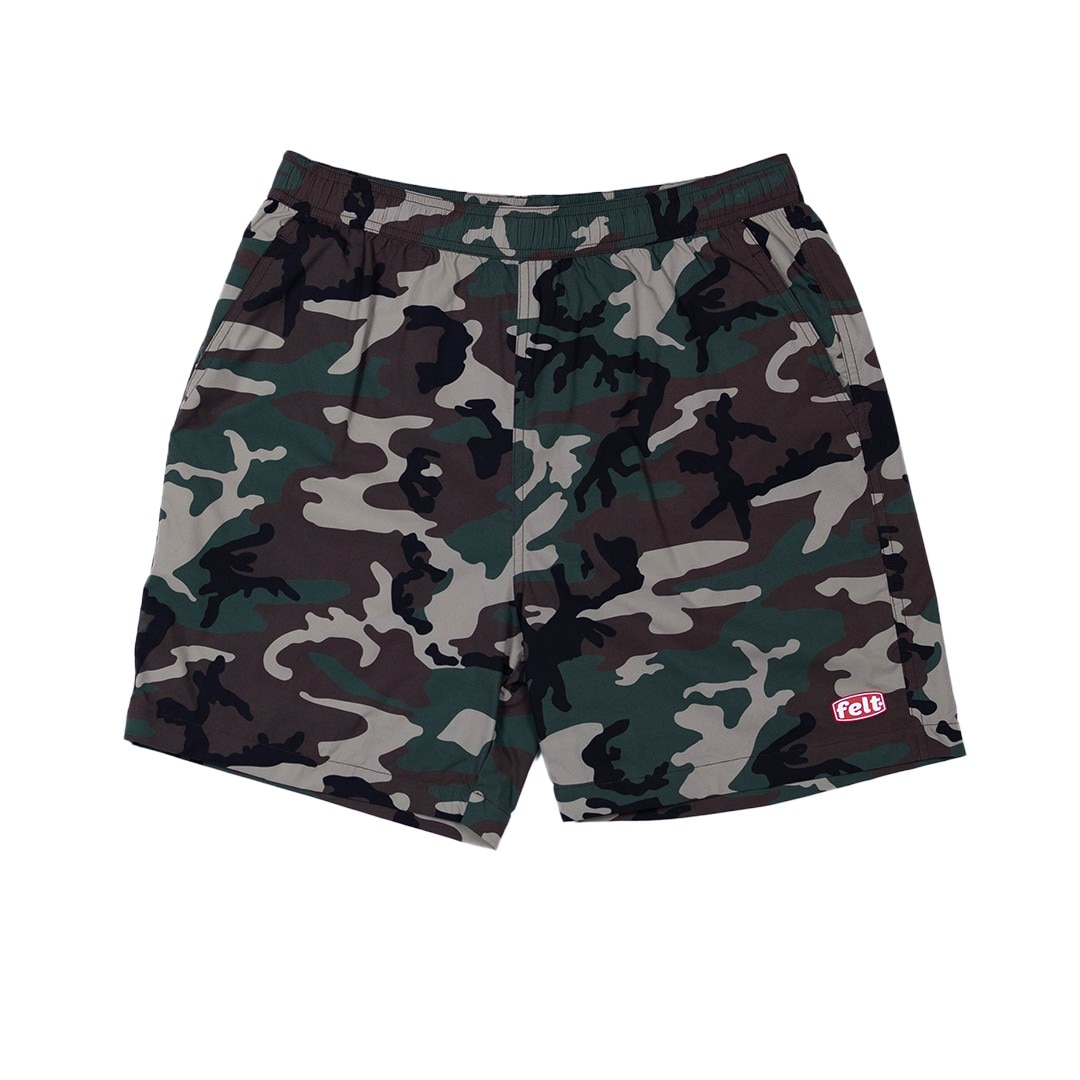 FELT/եȡWORK LOGO SWIM SHORT 硼ȥѥ / CAMOFLAUGE