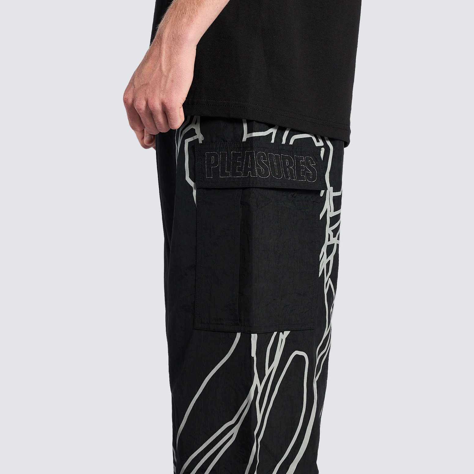 PLEASURES/ץ쥸㡼ߥ󥲥ꥪEVA-1 CARGO PANTS ѥ / BLACK