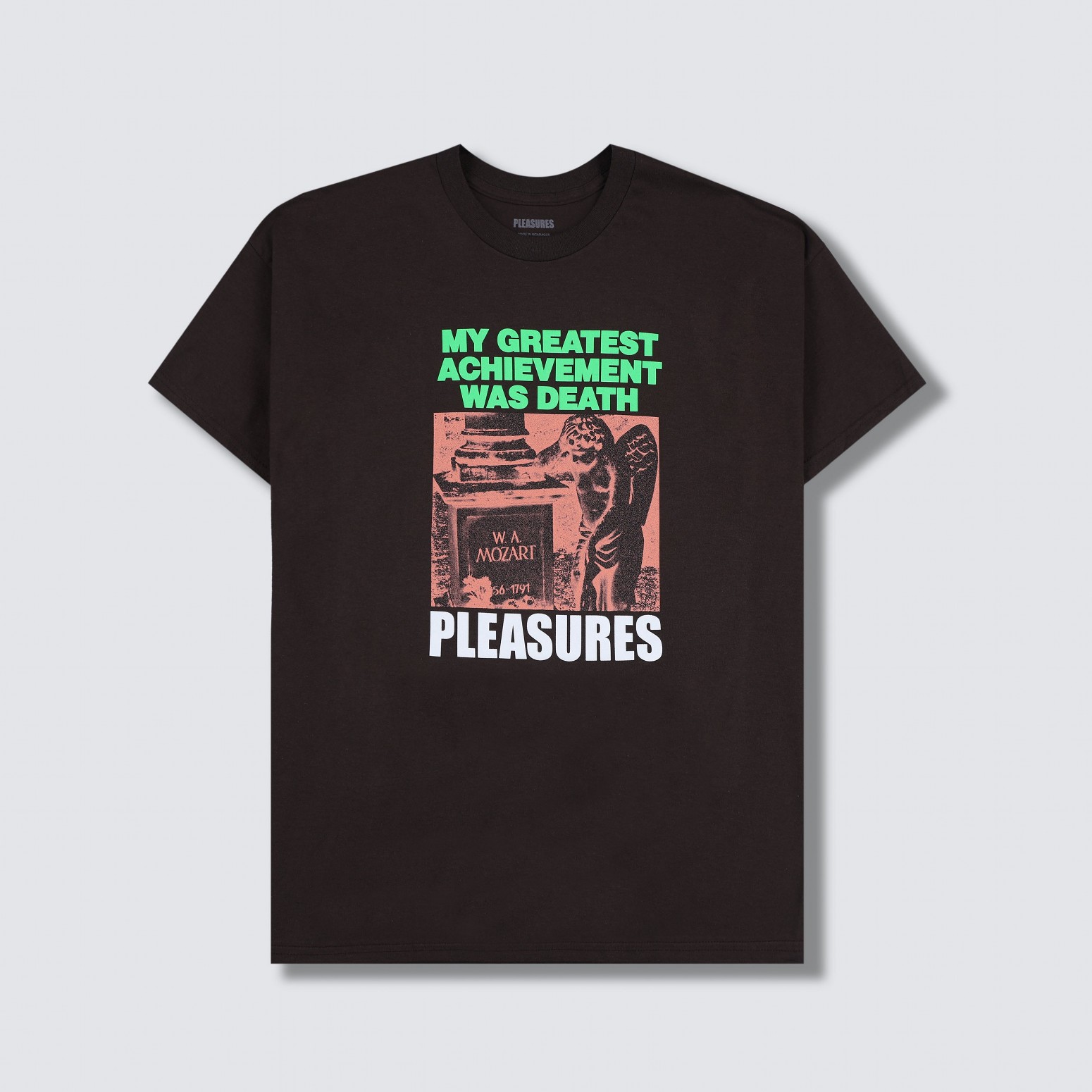 PLEASURES/ץ쥸㡼WOLFIE T-SHIRT T / BROWN