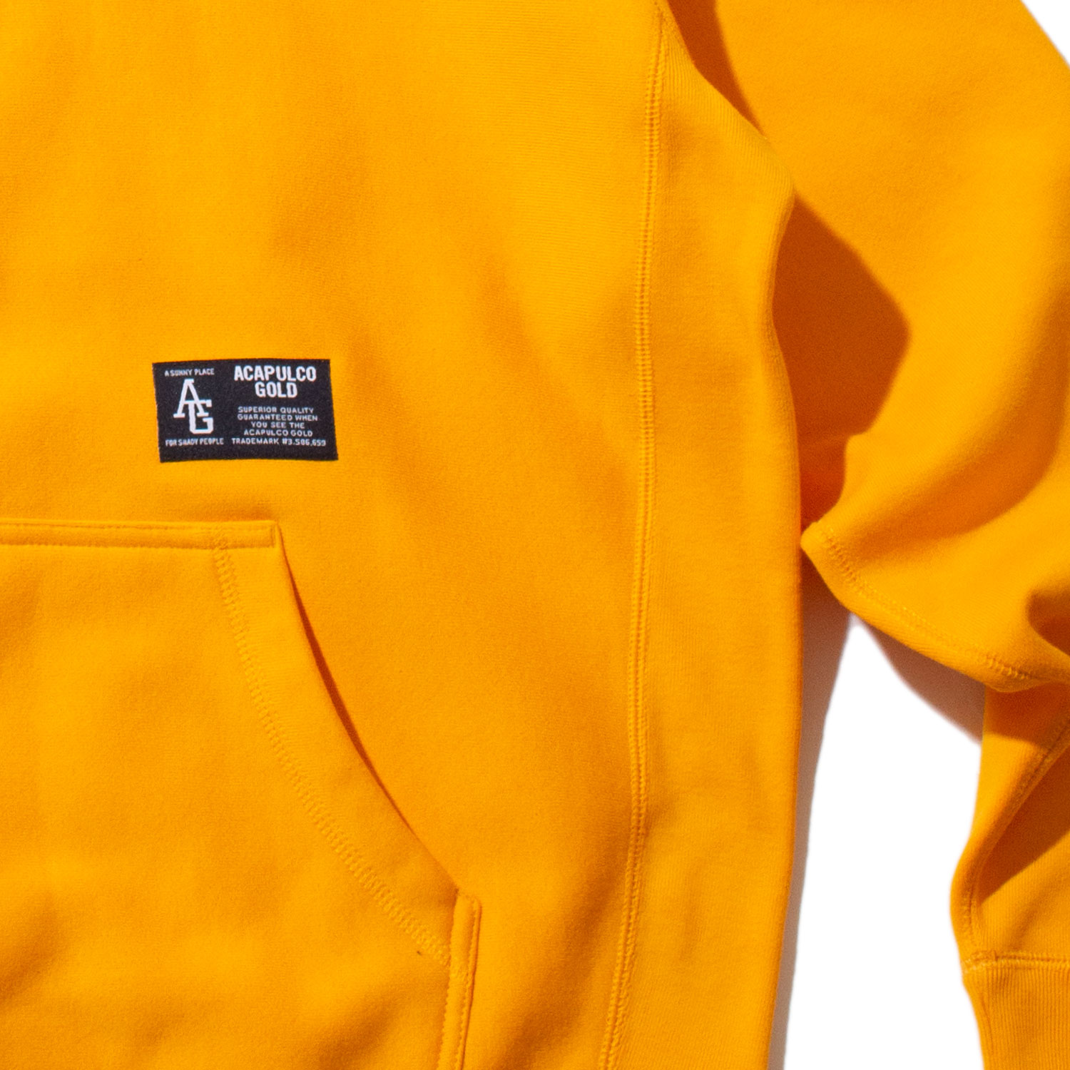 ��ACAPULCO GOLD/�����ץ륳 ������ɡ�SPLIFF HOODED SWEATSHIRT �ѡ����� / YELLOW