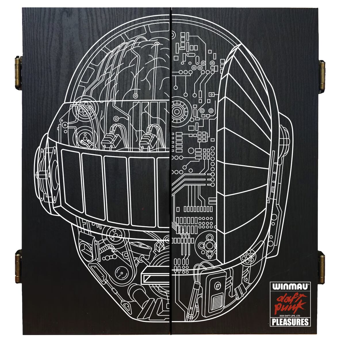 ��PLEASURES/�ץ쥸�㡼����DAFT PUNK/���եȡ��ѥ󥯡�SCHEMATIC DARTBOARD �����ĥܡ��� / BLACK