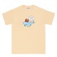 ��RAVE SKATEBOARDS/�쥤�֥������ȥܡ��ɡ�ZONKED PLANET TEE T����� / CREAM ���꡼�� �ۥ磻�� ��