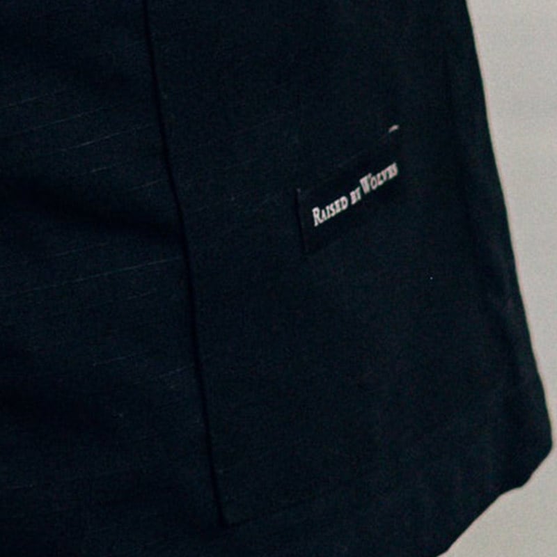 RAISED BY WOLVES/쥤ɥХ֥RBW/BARBARIAN RIPSTOP CAMP SHORTS 硼ȥѥ / BLACK