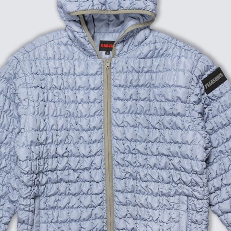 ��PLEASURES/�ץ쥸�㡼����TENDER HOODED PUFFER ���㥱�å� / SLATE