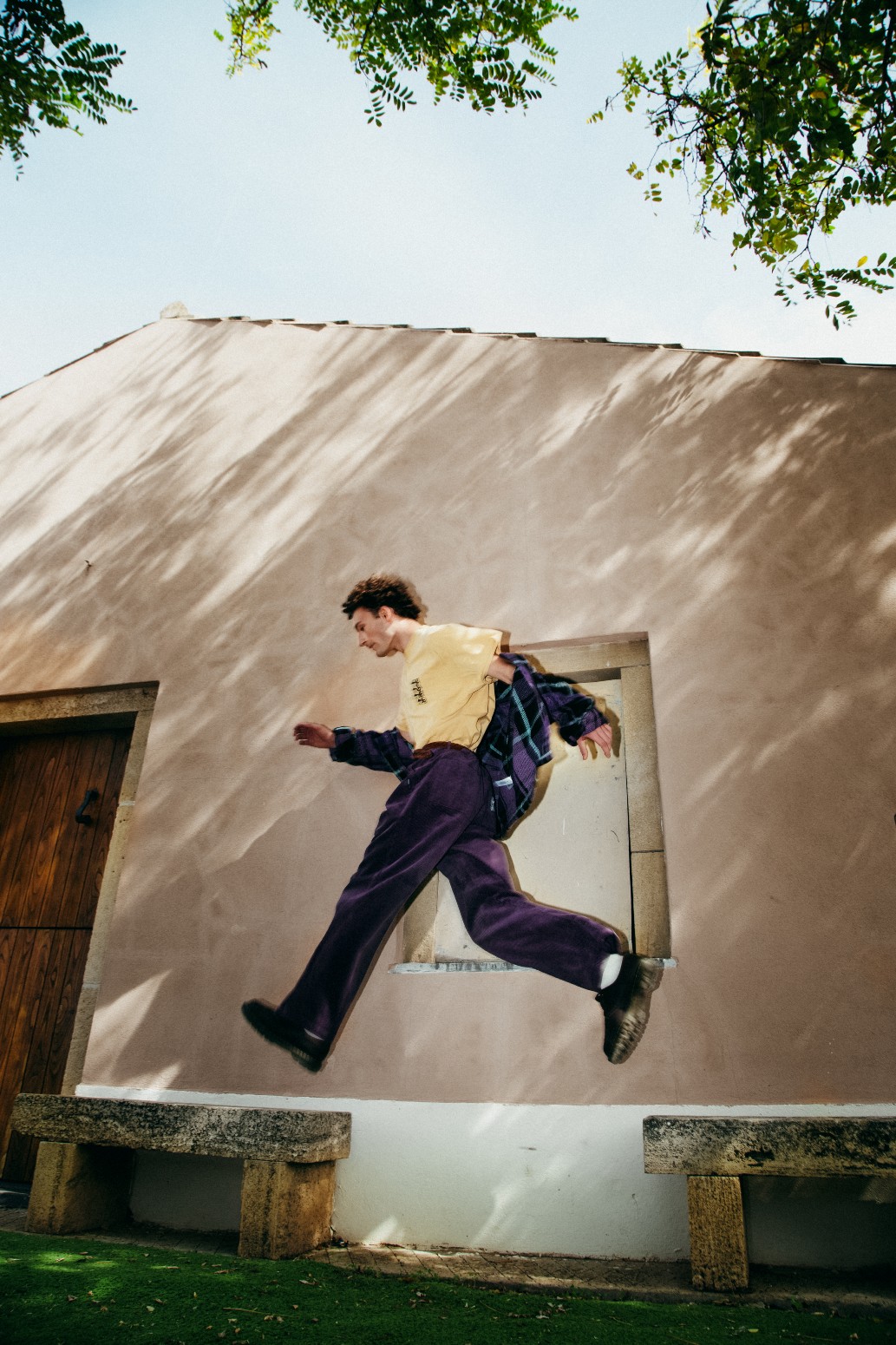 PAS DE MER/ѥɥSTONED ISLAND T-SHIRT T / DESERT