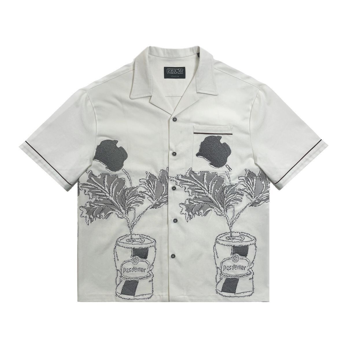 ��PAS DE MER/�ѥɥ����LATTINA SHIRT Ⱦµ����� / OFF WHITE