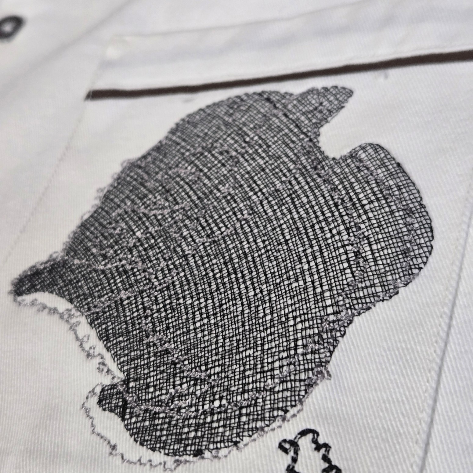 ��PAS DE MER/�ѥɥ����LATTINA SHIRT Ⱦµ����� / OFF WHITE