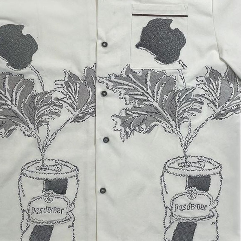 ��PAS DE MER/�ѥɥ����LATTINA SHIRT Ⱦµ����� / OFF WHITE