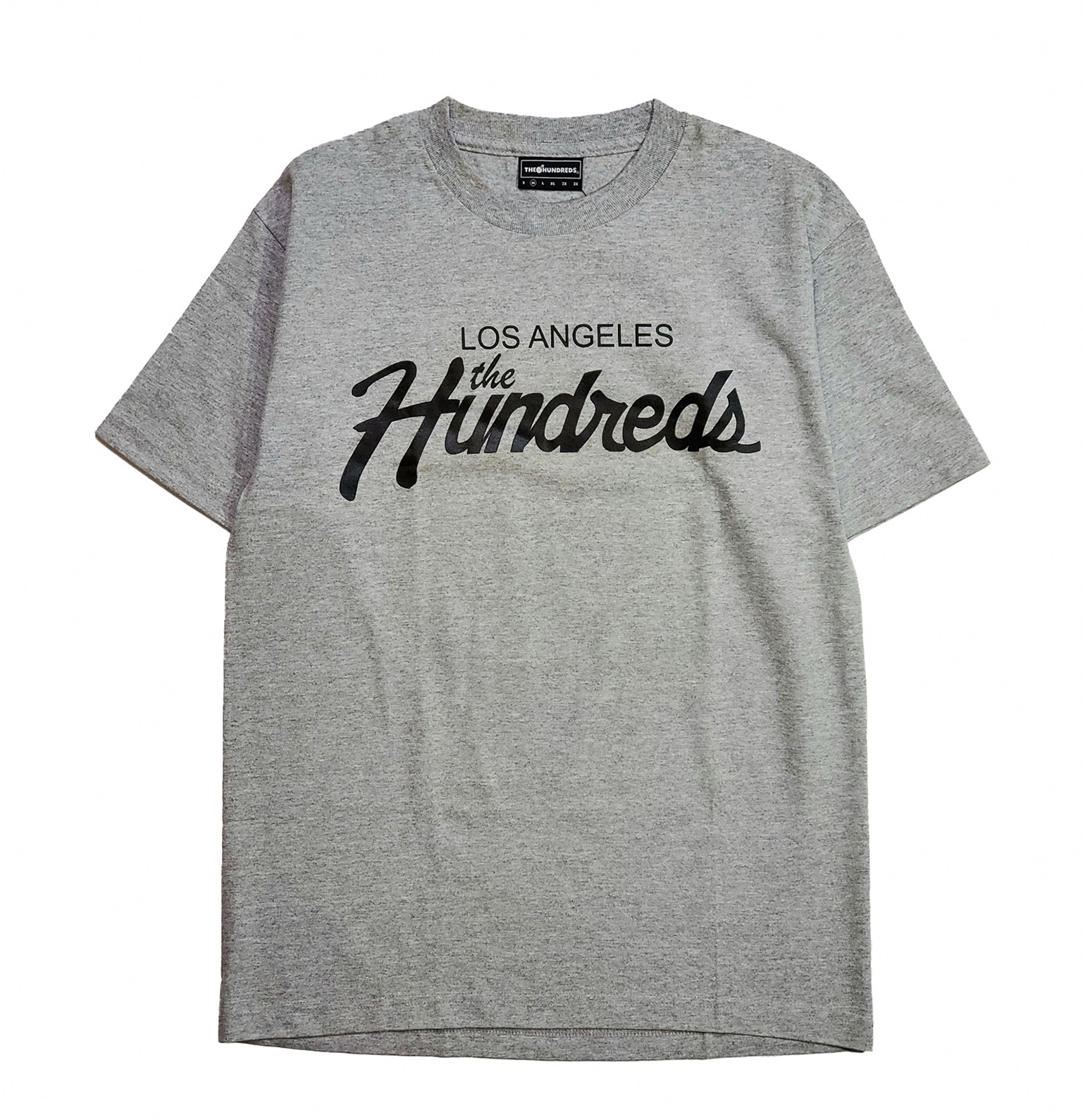 THE HUNDREDS/ϥɥåġFOREVER TEAM LOGO T-SHIRT T / HTR 졼 / BLK ֥å