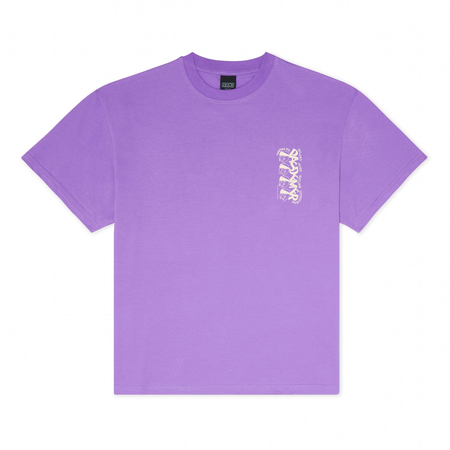 PAS DE MER/ѥɥSTONED ISLAND T-SHIRT T / PURPLE