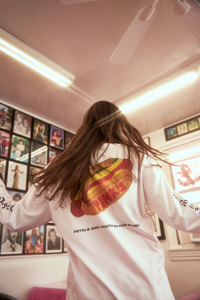 PETALS AND PEACOCKS / ڥ륺  ԡå  PINK'S / ԥ󥯥PINK SHINE T / WHITE ۥ磻 