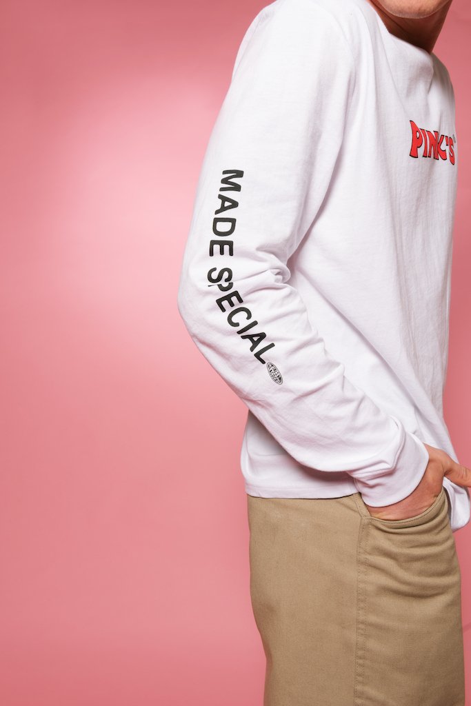 PETALS AND PEACOCKS / ڥ륺  ԡå  PINK'S / ԥ󥯥PINK SHINE T / WHITE ۥ磻 