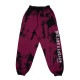 PAS DE MER/ѥɥWAV PANTS åȥѥ / BLACK ֥å/BURGUNDY Сǥ