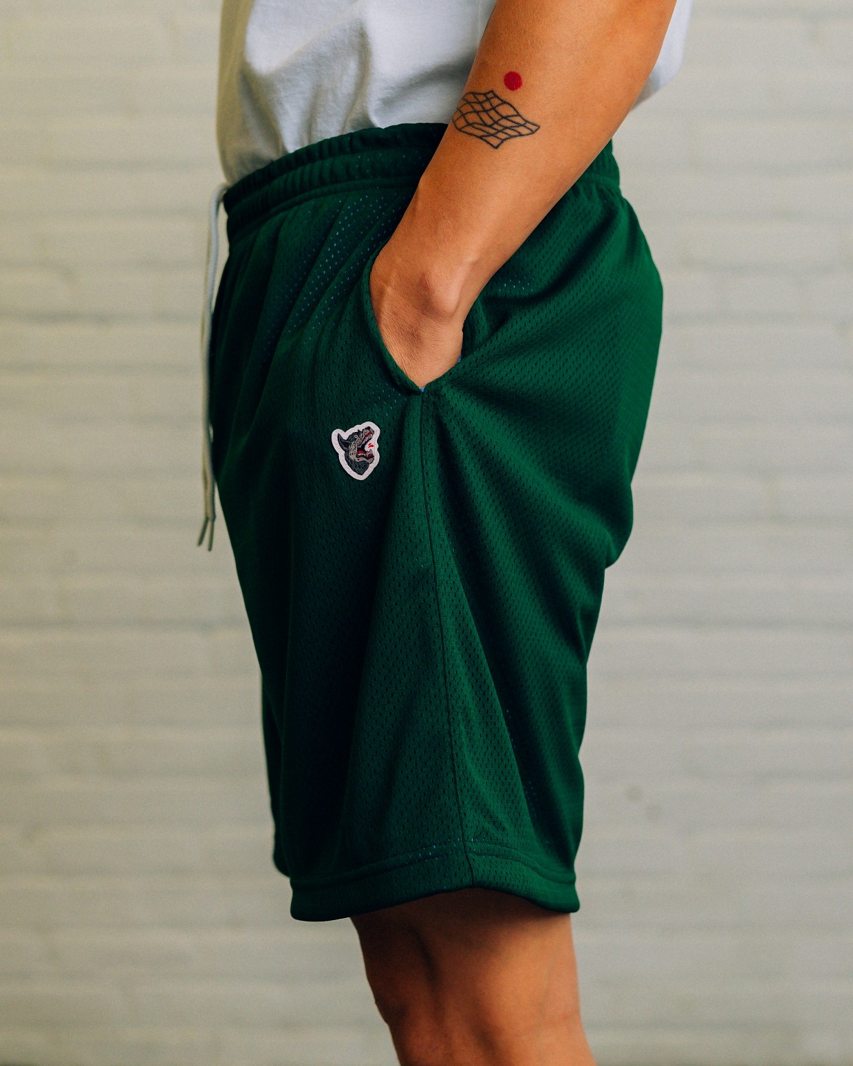 RAISED BY WOLVES/쥤ɥХ֥TWO-TONE MESH SHORTS 硼ȥѥ / FOREST/VICTORY