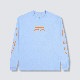 ��PLEASURES/�ץ쥸�㡼����PIXEL P LONG SLEEVE ĹµT����� / LIGHT BLUE