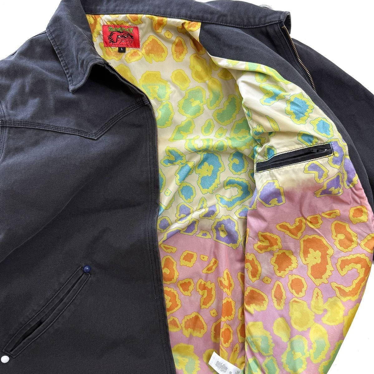 ��PAS DE MER/�ѥɥ����LEOPARD JACKET ���㥱�å� / BLACK