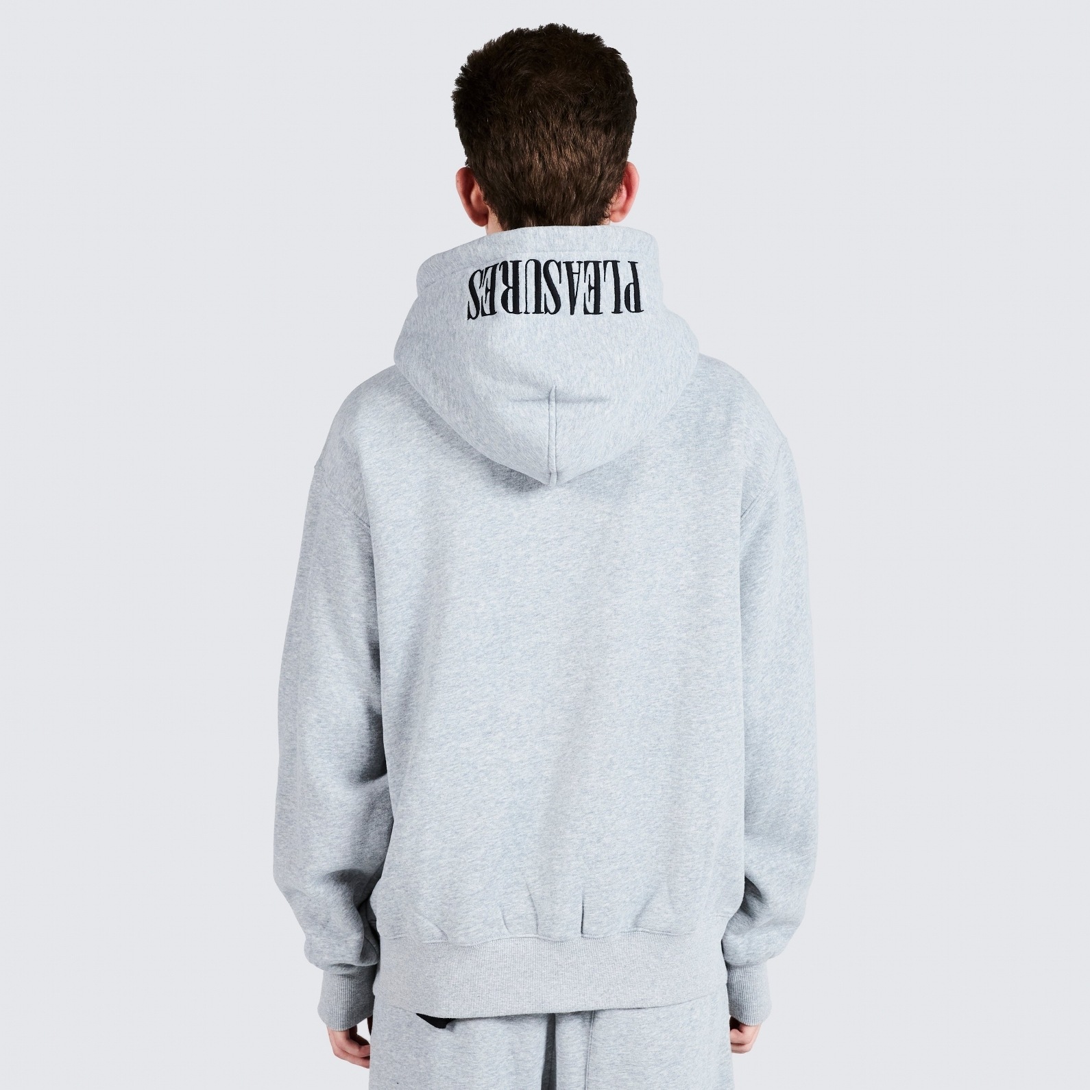 ��PLEASURES/�ץ쥸�㡼����N.E.R.D.��NERD ZIP UP HOODIE �ѡ����� / HEATHER GREY