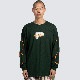 ��PLEASURES/�ץ쥸�㡼����PIXEL P LONG SLEEVE ĹµT����� / FOREST GREEN