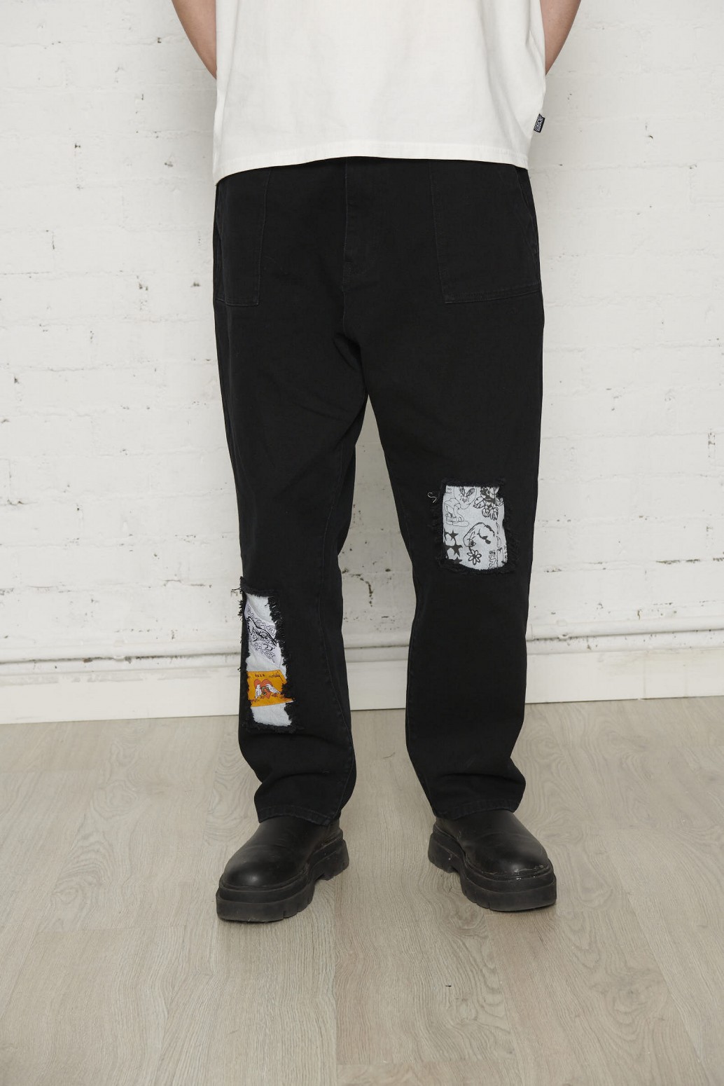 PAS DE MER/ѥɥZEBRA PANTS ѥ / DARK BLUE