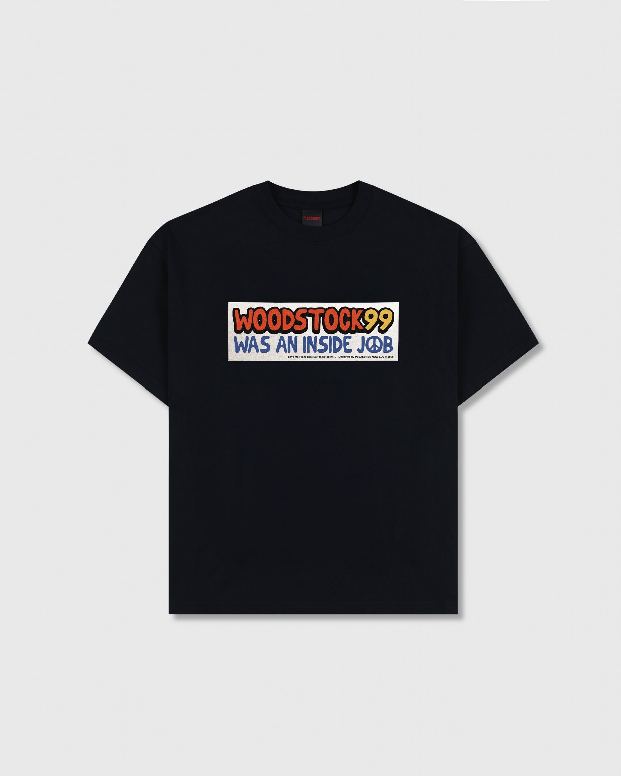 ��PLEASURES/�ץ쥸�㡼����INSIDE JOB T-SHIRT T����� / BLACK