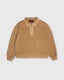 ��PLEASURES/�ץ쥸�㡼����DRIFT ZIP POLO ���åץݥ� / TAN