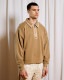 ��PLEASURES/�ץ쥸�㡼����DRIFT ZIP POLO ���åץݥ� / TAN