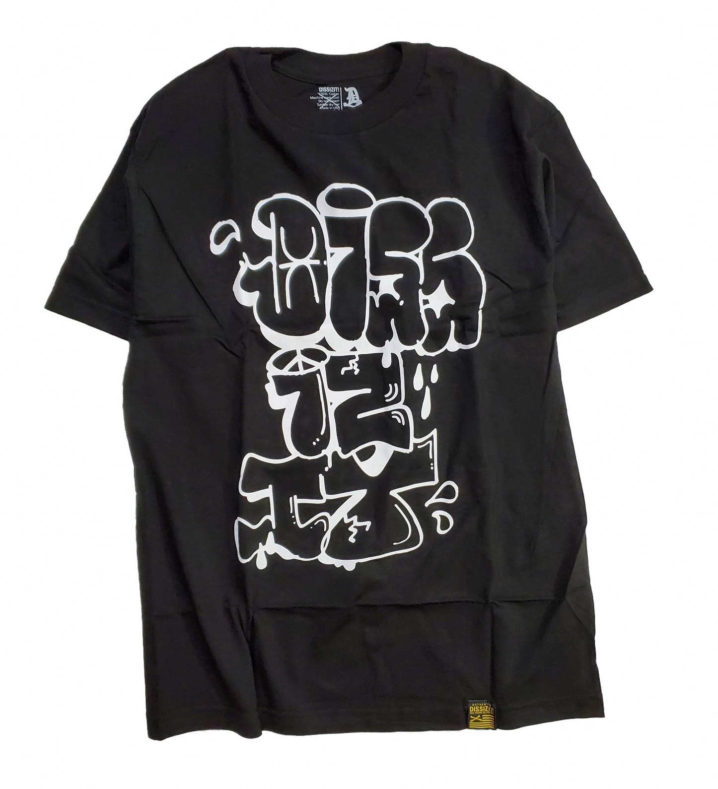 ��DISSIZIT/�ǥ����������åȡ�FRESH DRIPS TEE T����� (FRESH COLLABORATION) / BLACK �֥�å�