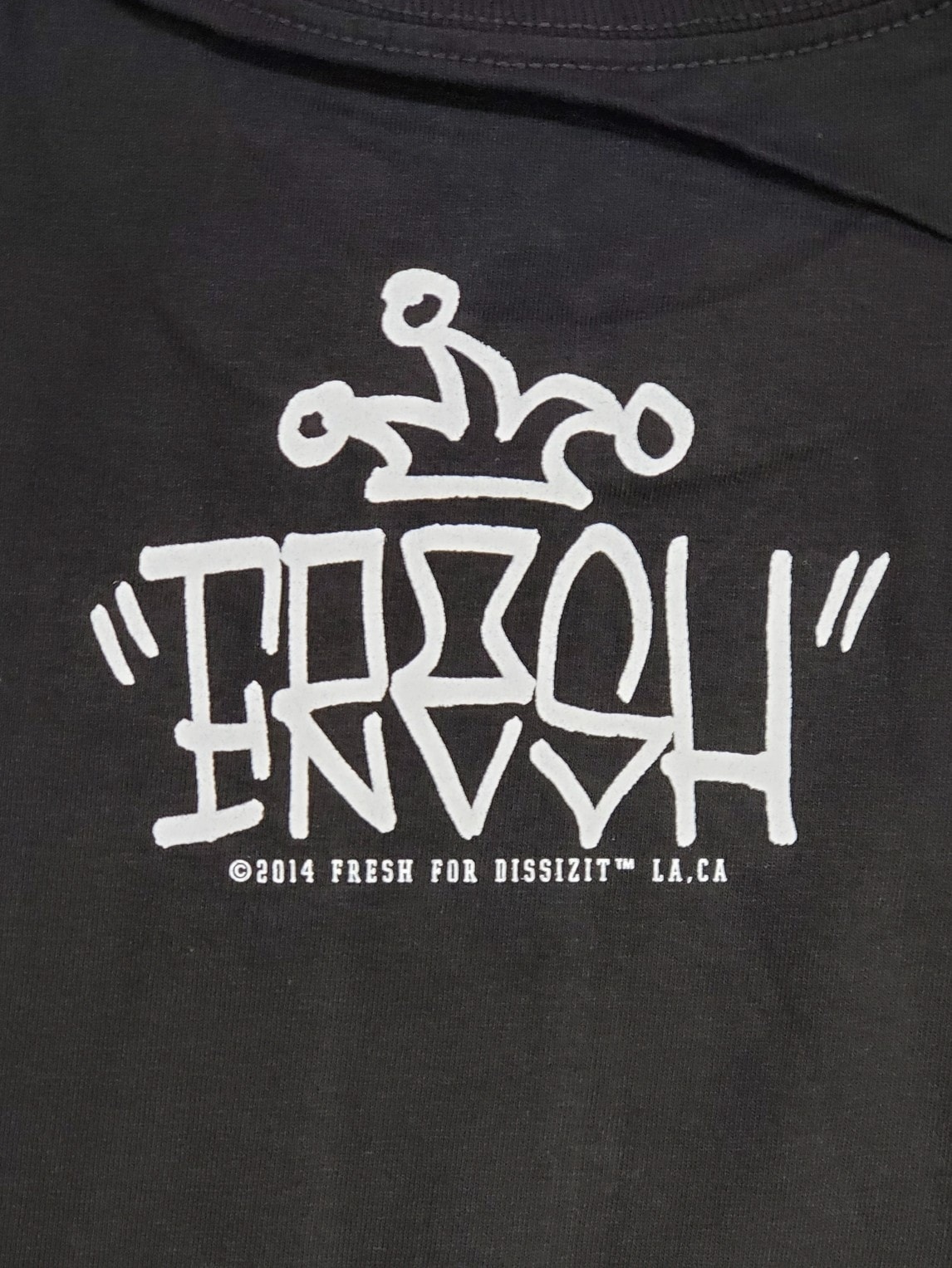 ��DISSIZIT/�ǥ����������åȡ�FRESH DRIPS TEE T����� (FRESH COLLABORATION) / BLACK �֥�å�