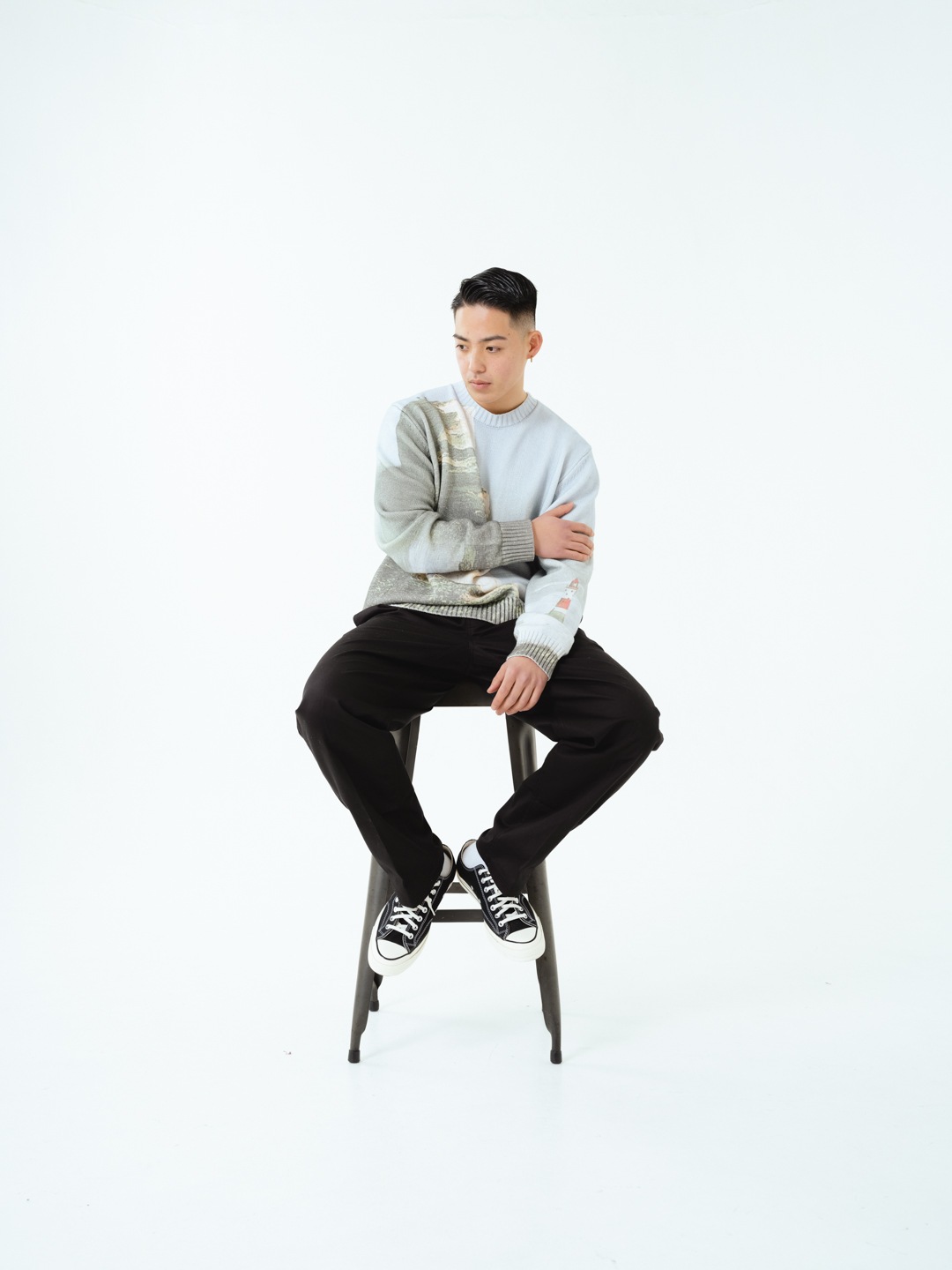 AFTER NOTE/եΡȡAN BONTAN PANTS ܥ󥿥ѥ / BLACK ֥å