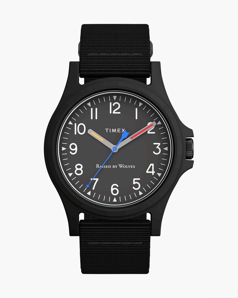 ��RAISED BY WOLVES/�쥤���ɥХ�����֥���RBW/TIMEX EXPEDITION ACADIA �ӻ��� / BLACK